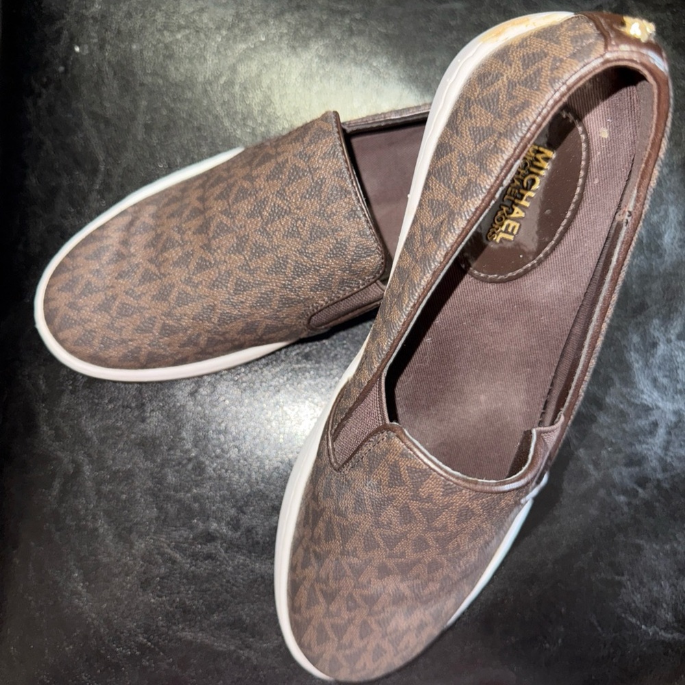 Michael Kors Brown Slip-On Women's Shoes